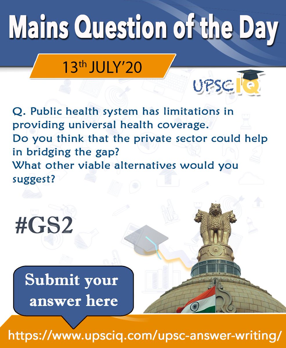 upsciq's tweet image. UPSC Mains Answer Writing
Submit your answer here - upsciq.com/upsc-answer-wr…
#Questionoftheday #upsc #prelim2020 #ias #cse