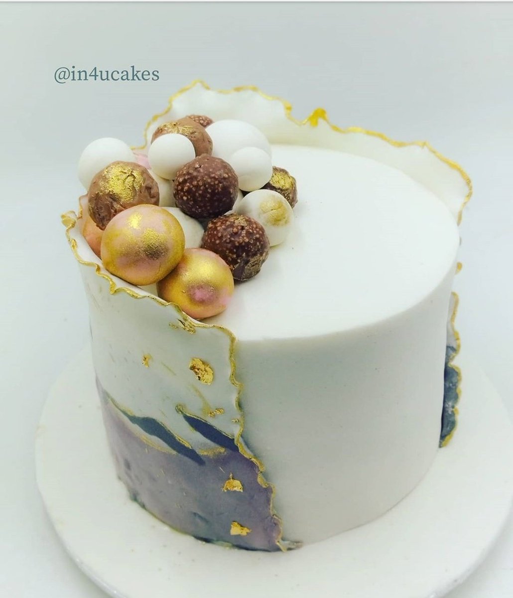 How to decorate a Ripped Marbled Fondant Wrap Cake design