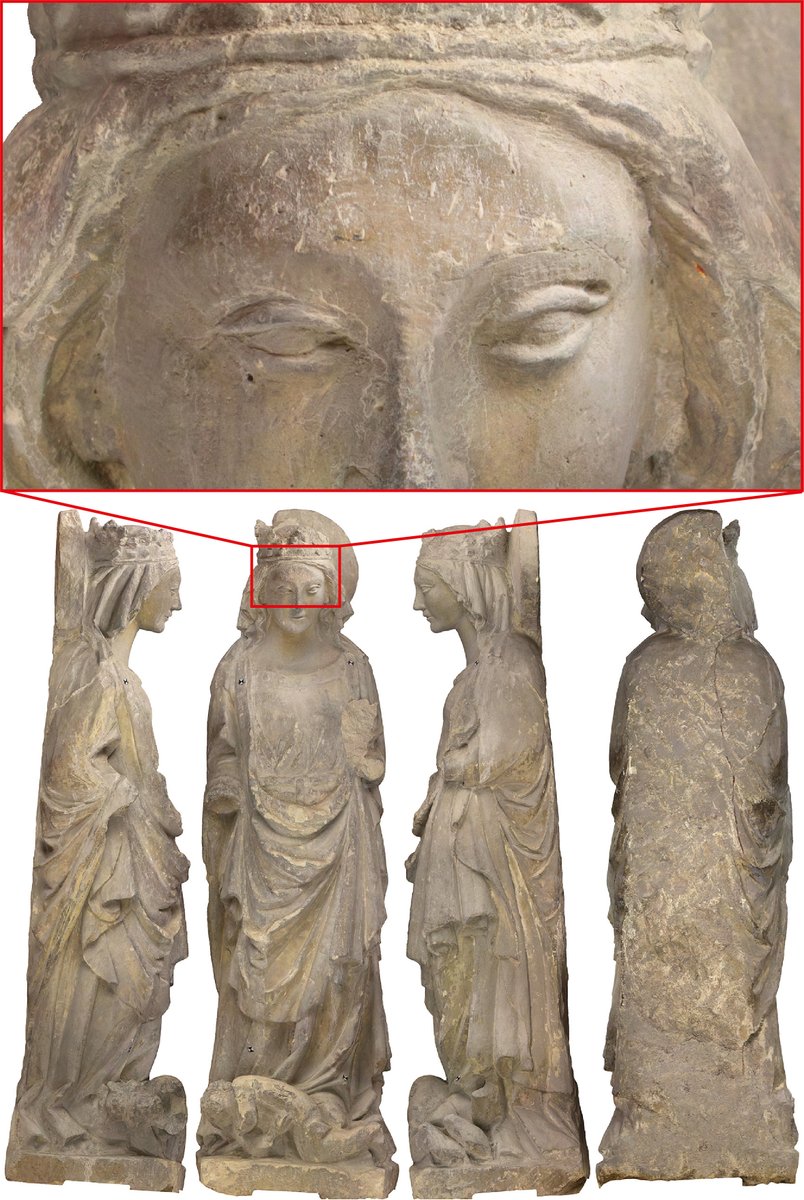 Para la documentación de la restauración de la portada de Santa Ana se ha realizado un modelo 3d de alta precisión. Durante los trabajos se georeferenciará cada intervención en ortofotos (pixel 0.2mm) y todo se gestionará via #GIS
skfb.ly/6T7tW
labur.eus/Pnirc