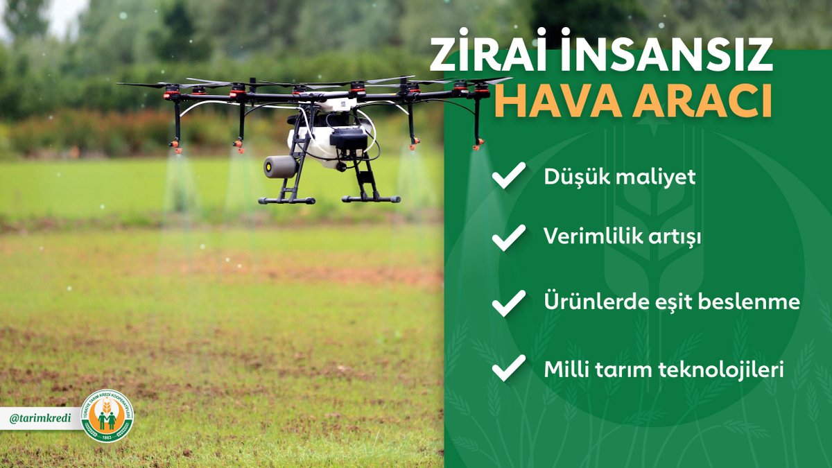 Türkiye'nin en büyük çiftçi ailesi #TarımKredi olarak milletimizin gıda güvenliğini garanti altına almayı, milli güvenlik meselesi olarak görüyor; çiftçilerimiz için verimliliği artırıcı teknolojik çözümler sunuyoruz.

#TarımdaTeknolojiHamlesi