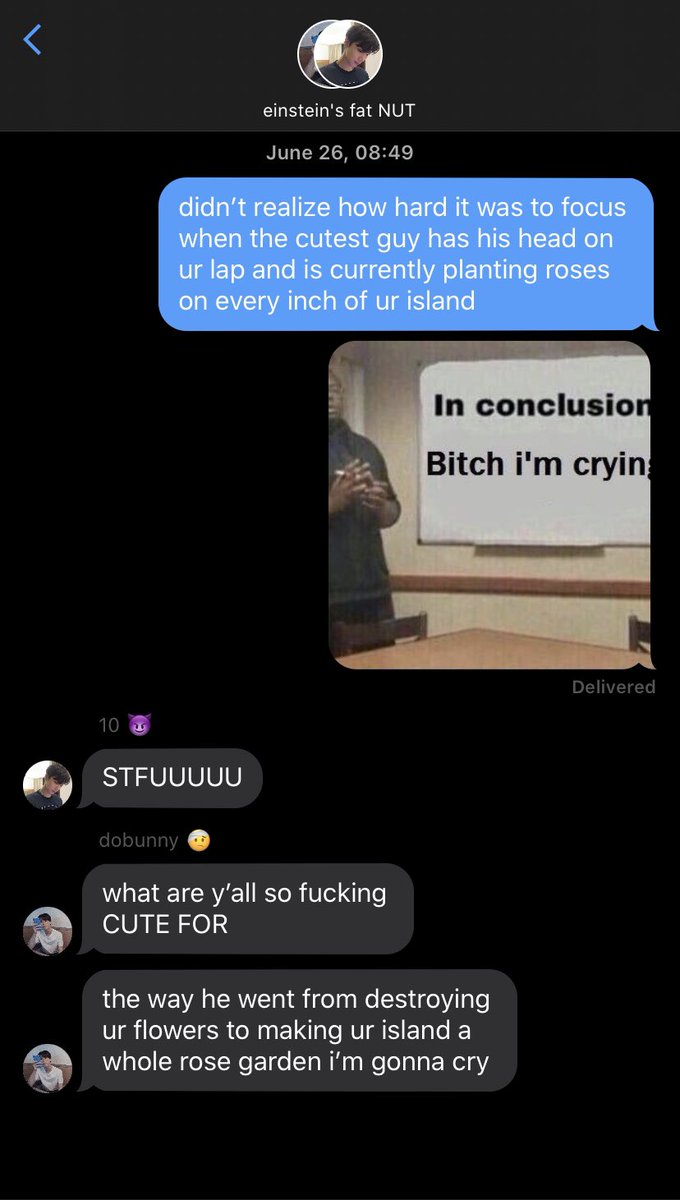 “do you like me?”jaehyun laughs.“i think i love you, to be honest.”“well, what are you waiting for dumbass, say it to my face.”