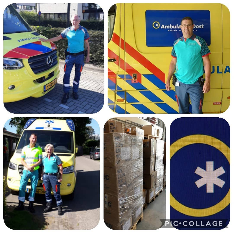 Ook de medewerkers van @ambulance_oost kunt u vanaf vandaag tegenkomen in het nieuwe uniform. We kunnen niet iedereen in een keer voorzien, dus het " oude" uniform is niet gelijk uit het straatbeeld verdwenen. #dmvda #ambulance