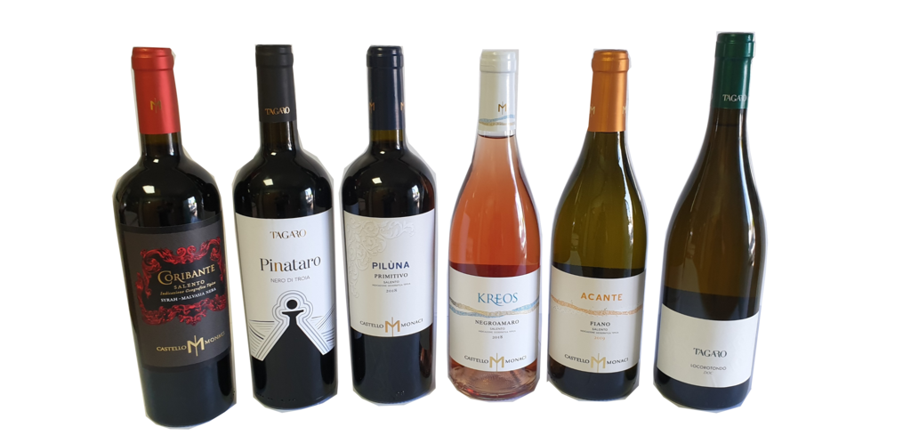 VinissimoUK's tweet photo. In our recent blog - https://t.co/cu8VQDt6HK - Paul wrote about #Puglia and the wines of @castellomonaci. These wines are included in our Puglia Delights selection box - 6 phenomenal wines from this beautiful region. Order online: https://t.co/1fqrCFsLkx #Italianwine #Westerham https://t.co/pc9IOdnEmh