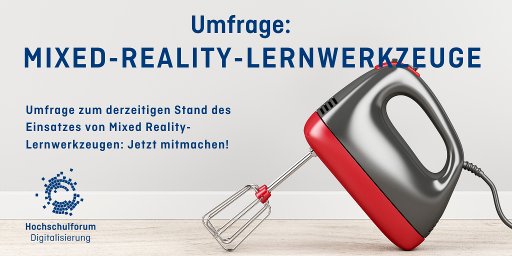 HFDdigital's tweet photo. Wie werden Mixed-Reality-Lernwerkzeuge an Hochschulen eingesetzt?
Bis 31. Juli läuft dazu eine Umfrage. Mitmachen!
#DigitalTurn #VirtualReality #AugmentedReality
https://t.co/VyQBQe7qFR https://t.co/Bggfeygogz