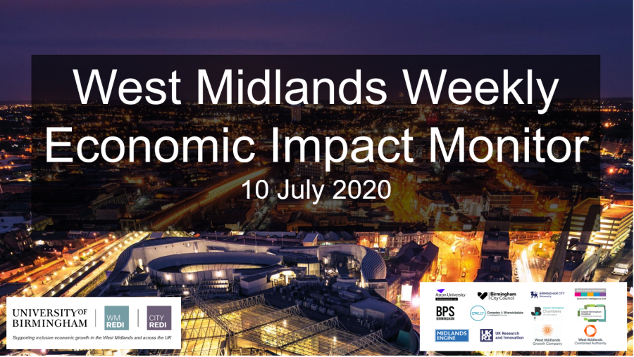 InnovationWM's tweet photo. 💡 @CityREDI has been tasked with providing an up to date monitor of the current COVID-19 economic impacts, on a weekly basis. This week’s monitor includes research from @dgbailey / Phil Tomlinson on recovery in the #WestMidlands ➡️ https://t.co/9uPUSO5QiH

#IAWMhour https://t.co/oU9ulaooKS