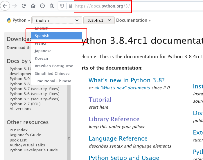 ¡Es oficial! ¡El #Español como idioma oficial de la documentación de #Python!

Felicitaciones a todas las personas que están ayudando a que esto sea posible y acercar Python a más personas.

¡Vos también podés sumarte! #PythonDocsEs 

python-docs-es.readthedocs.io/es/3.8/CONTRIB…