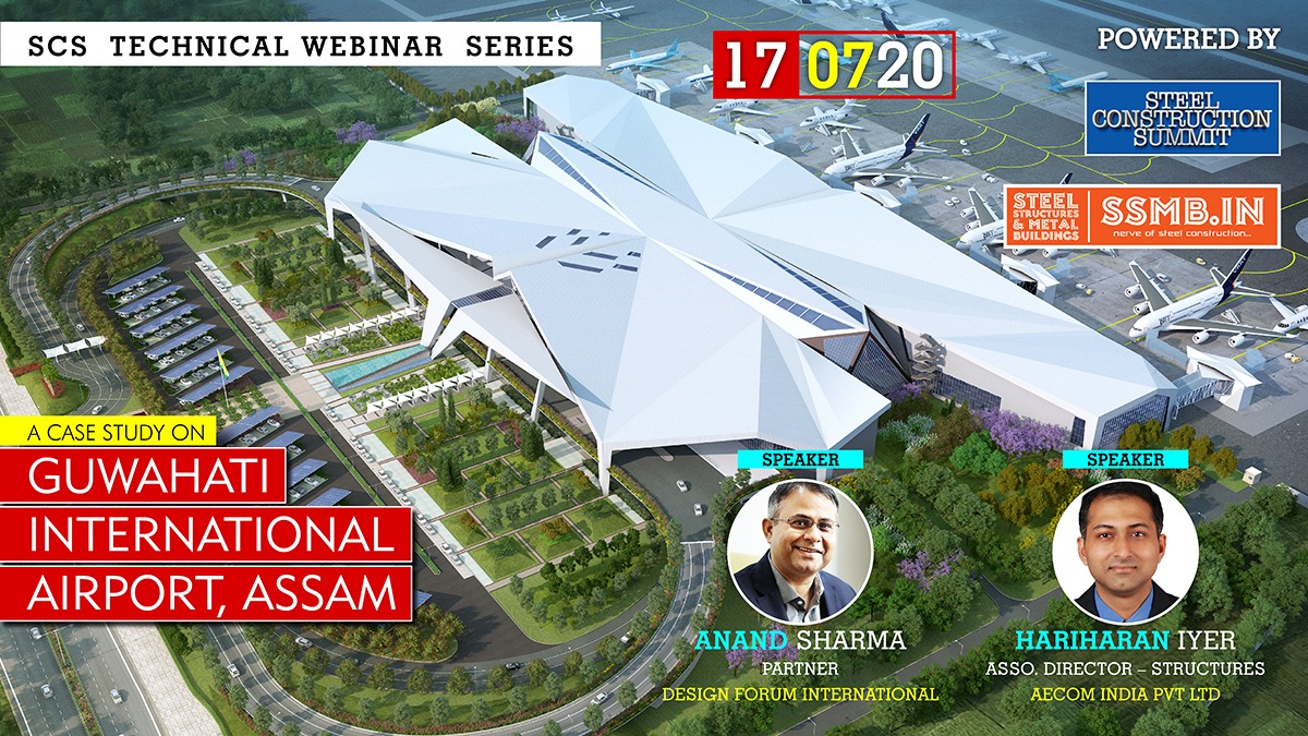 SSMB2010's tweet photo. SCS WEBINAR - A new integrated terminal building of Guwahati International Airport, Assam 
Click to register: https://t.co/FxTnRrQITY
#PEB #civilengineers #fabricators #steel #construction #structuralsteel #steelstructure #Sustainable #Architects #Structuralconsultants https://t.co/yG1ezuU6Hh