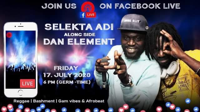 MikeDampha's tweet photo. New Week, New News
Friday live on #Facebook, #SelektaAdi & #DanElement a.k.a #TopStriker
Tune in, Friday 17th July, 6PM
#Reggae #Dancehall #GamMusic #Afrobeats and more... https://t.co/cBLOPvKl0X
