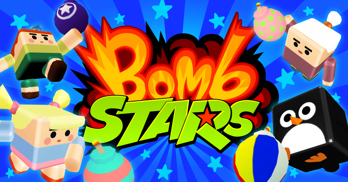 RakunworldEN's tweet photo. bombSTARS is now LIVE! 

Our version of Battle Royale-inspired game title, BombSTARS, has been officially released.

In this game, while you strive to be the last man standing, you can hunt weapons, eliminate opponents, gain power-ups, and race for coins. https://t.co/moB0vfL6QD