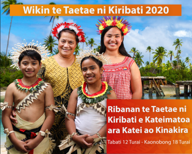 TherealEPHEA's tweet photo. Happy #KiribatiLanguageWeek! The 2020 theme is 'Ribanan te Taetae ni Kiribati e Kateimatoa ara Katei ao Kinakira;' - Nurturing Kiribati language promotes our Cultural Identity and Heritage. #PacificLanguageWeeks  https://t.co/7vGuvzpQWC https://t.co/iArZOn7hE4