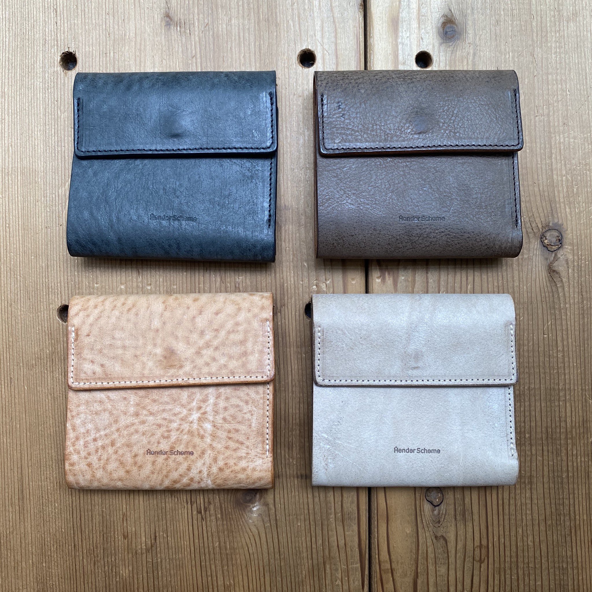 Hender Scheme / clasp wallet / ivory Money Clip Wallet in Ivory