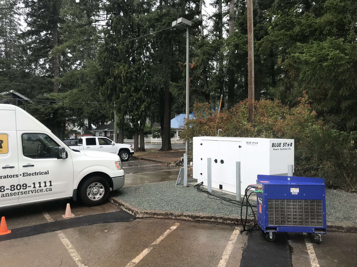 anserservice's tweet photo. We love living in BC. After a short rainfall, it’s a perfect time to perform a load test on this Blue Star Natural Gas Genset. Let’s get your generator tested before the next rain clouds show up!
#generatorservice #generatormaintenance #bcstorm #loadtest #BlueStarPower #power https://t.co/5DYtVCtWnu