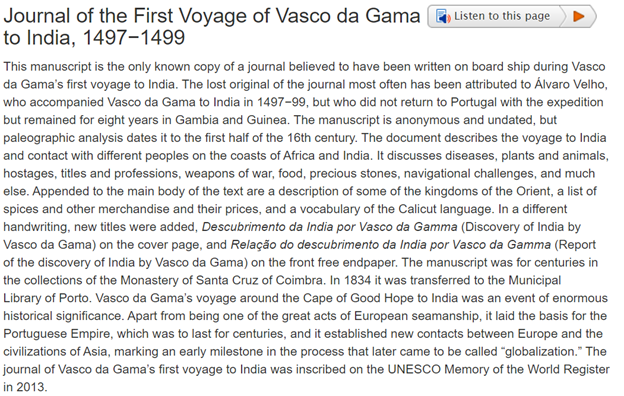 From Journals of Voyage of Vasco Da Gama, Manuscripts  https://www.wdl.org/en/item/10068/&nbsp; which mentions that Indian ships were as large as 800 Tonnes. (Note Vasco's Ship was 100 Tonnes)Having gone through the glory I can confidently agree to  @Bharathgyan  https://twitter.com/Bharathgyan/status/1068836740540989440?s=2022/n