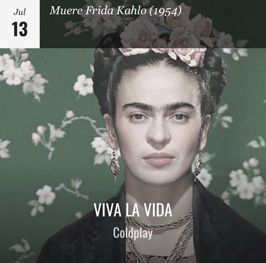 Si hoy es 13/07/2020 la canción del día es VIVA LA VIDA de Coldplay. Descubre por qué en chelseahotel.blog/viva-la-vida/