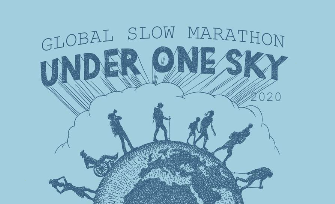 64M_Artists's tweet photo. #SlowMarathon began with Mihret Kebede who attempted to walk from Addis, Ethiopia to Huntly, Scotland. Visa restrictions, border controls and deserts got in the way. So, Mihret walked with others, to reach the distance metaphorically. Full challenge: https://t.co/pODXQMIL8I https://t.co/fWwhmps9f2