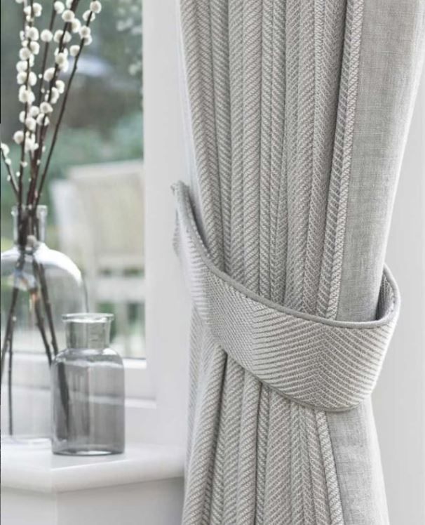 Gorgeous curtain made from the wild looking Wolf fabric by @deLeCuona Wide width, Wolf reminds of a wolf's natural markings, adding interest and texture. 
Project by <a href="/StellaMannering/">Stella Mannering</a>