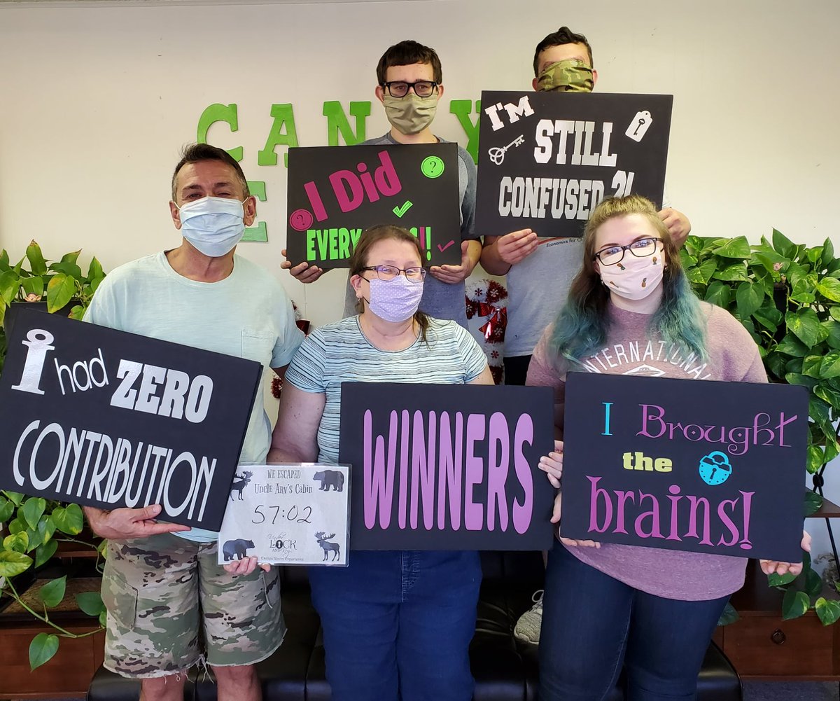 Under_Lock_Key's tweet image. They're not scared of the dark. They found uncle Arv's stash!! Come see us again soon! #canyouescape #familyfun underlockandkeyclovis.com