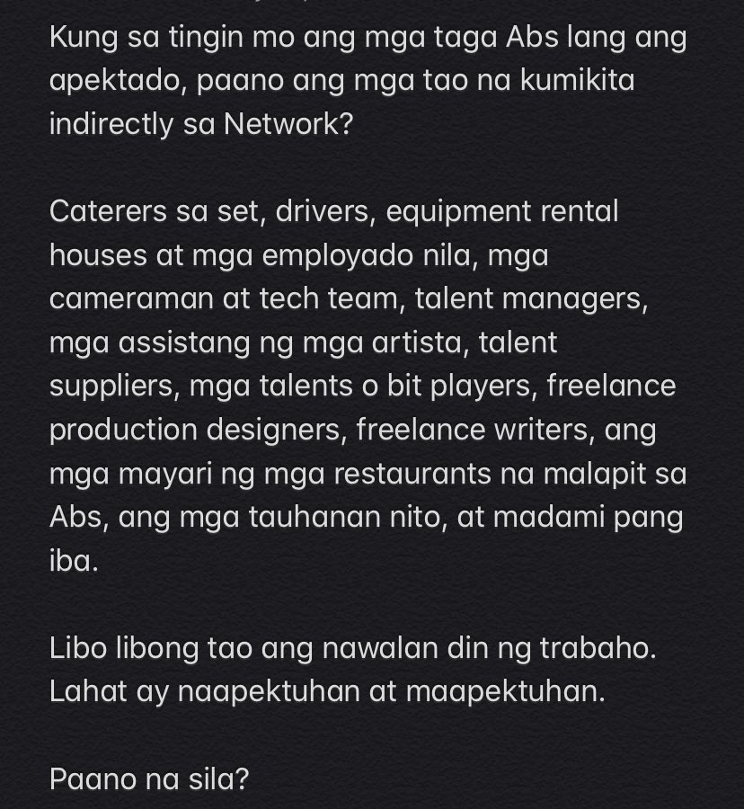 MercadoJen's tweet photo. When the Philippines unemployment rate just recorded an all time high, that’s when the congress decided to terminate a renewal which will cost and additional thousands of people their jobs.

Nasan yung logic dun? https://t.co/bh3wMqwd85