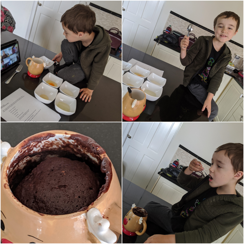 BuryGrammar's tweet photo. Kaiden in Year 2 loved his last lesson of the year on Teams. Pupils were set the task of making a 'cake in a mug'. This looks very tasty Kaiden! Have a wonderful Summer. ππ°ππ¨βπ³ #burygrammarschool #BGSatHome #BGSY2 #BGSummer https://t.co/gvYgWVnO5H