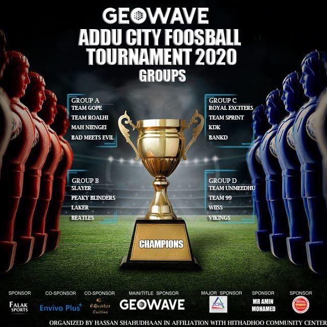 geowave_mv's tweet photo. Here are the group stages for #GeoWave Adducity Foosball Tournament 2020 #HithadhooCommunityCenter #ACFT2020 🏆⚽️🔊 https://t.co/mGjGzA7yZw