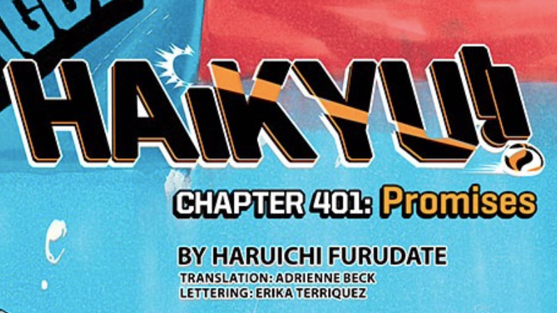 A thread on Haikyu!! 401, the chapter where new promises are made, and old promises fulfilled. Spoilers alert