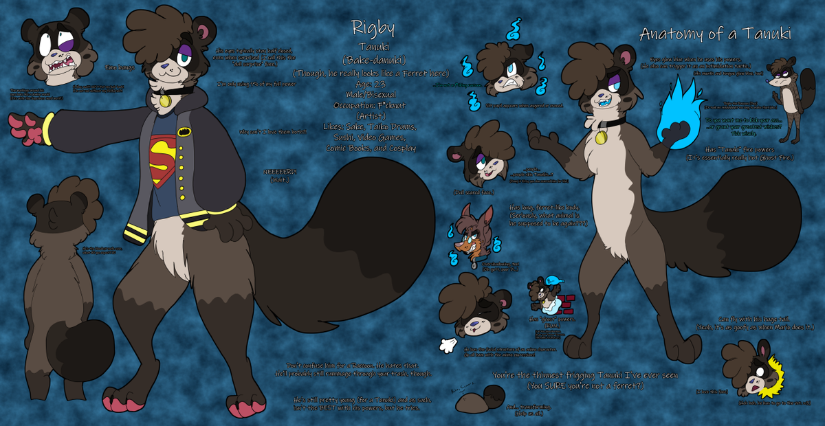 DoodlemanP's tweet photo. Seriously, welcome to my account! I'm Rigby the Tanuki and I draw art of my characters mostly and rare Fanart! I'm also going to shitpost in the middle of the night! Feel free join the party whenever! 🎉 https://t.co/5E4lAAKkEZ