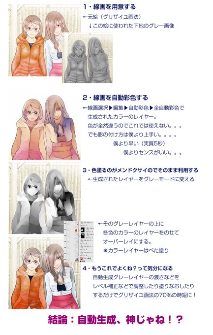 色塗りが嫌いでセンスがない僕みたいな糞絵師に
クリスタの自動彩色機能が神だった話し。

#CLIPSTUDIO #クリスタ #CLIPSTUDIOPAINT 