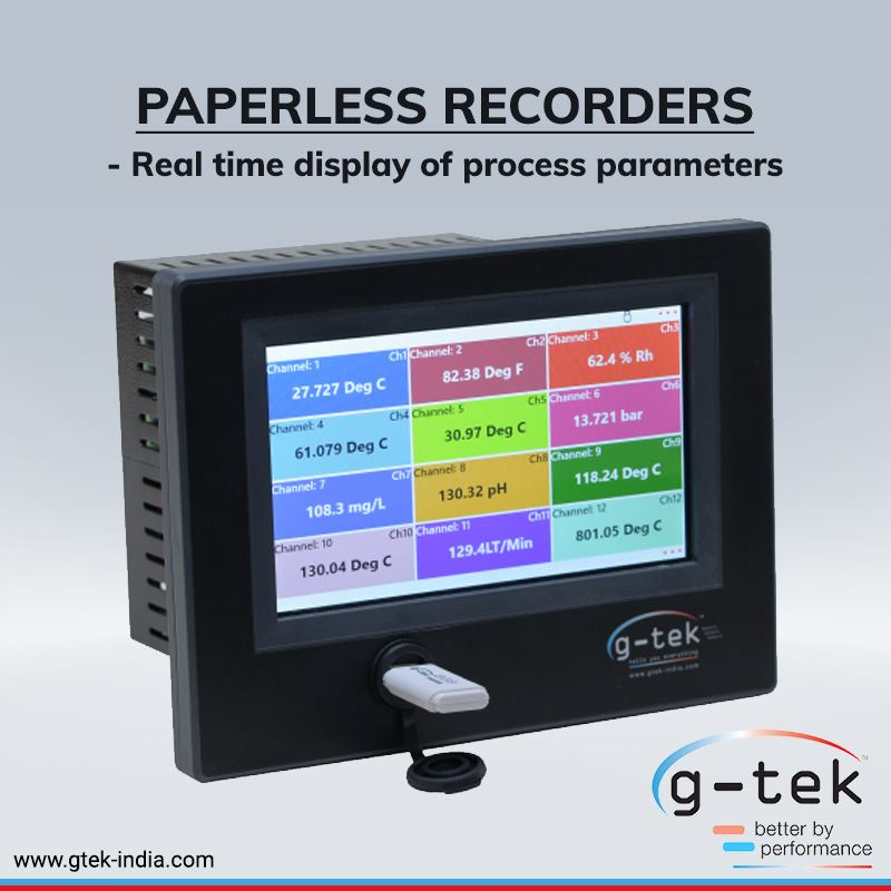 gtekcorp_india's tweet image. There are a number of applications for paperless chart recorders and it could lead to confusion when selecting one here are the reasons why you need to invest in a paperless recorder -
gtek-india.com/when-does-your…
#papperless