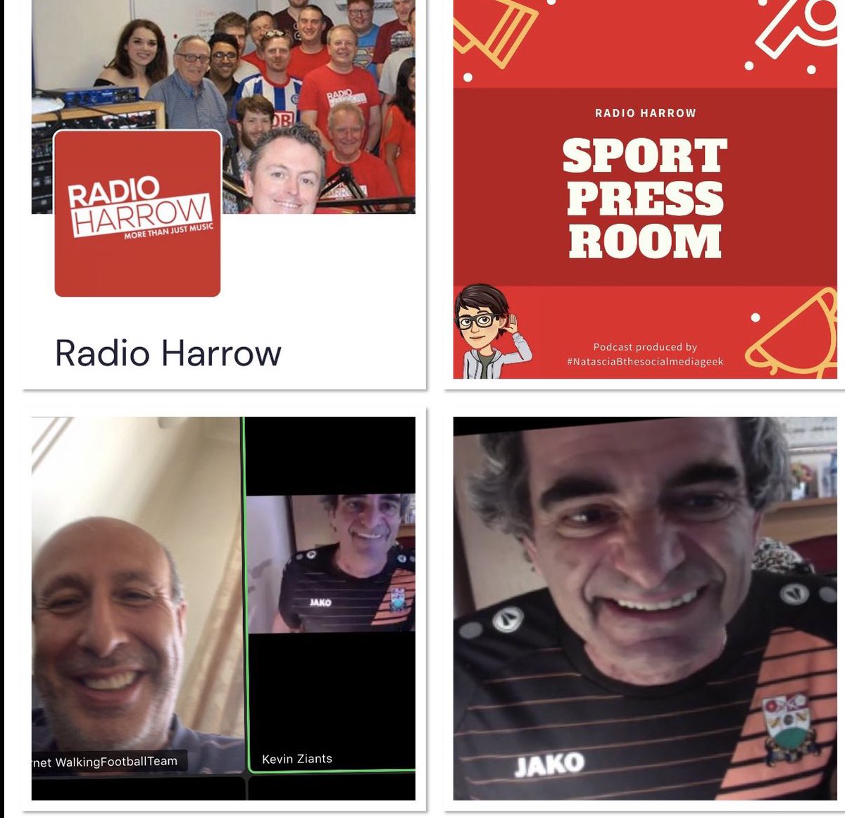 BarnetWft's tweet photo. PODCAST TIME WITH @BarnetWft @HiveTrust on @radioharrow with @NatasciaB_76 @TheSportPressR 
Great fun great laugh and some serious stuff as @TomMoran5896 talks about his new book 🐝
Link:
https://t.co/BVrgThMDFr https://t.co/jNhbx6J6ZE