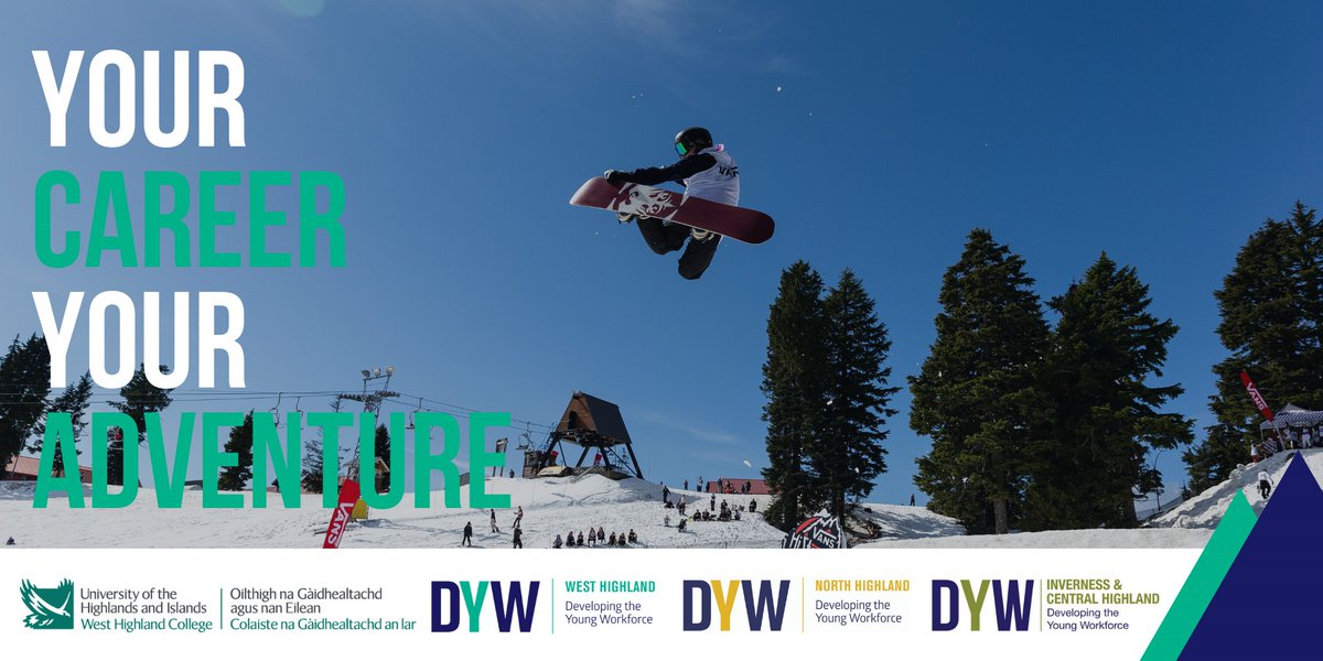 DYWWestHighland's tweet image. Ready to find out what career pathways the outdoor and adventure sector can provide you and young people aged 16-24? 🛶🎿🏂🚵‍♂️📰

Sign up for your free virtual career session place today ⬇️

dywwesthighland.org/make-adventure…

#DYWScot 

@TheNevisRange @World_Enduro @ScotChambers