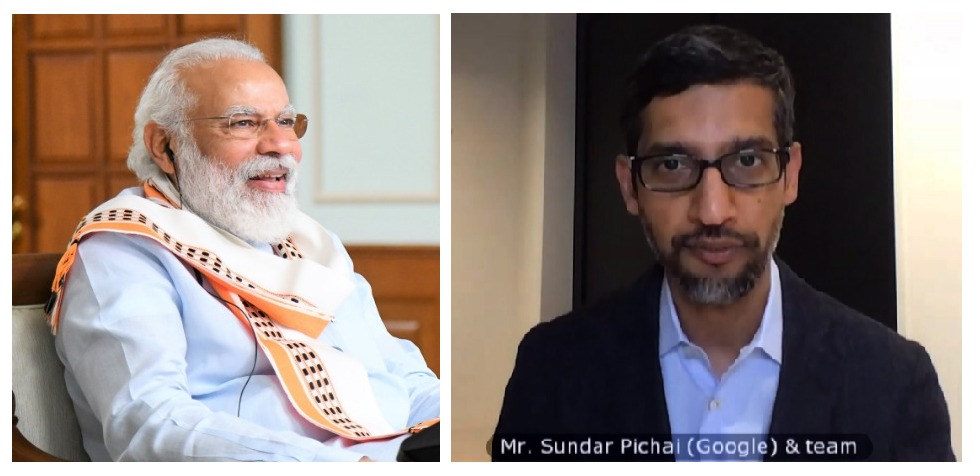 This morning, had an extremely fruitful interaction with  @sundarpichai. We spoke on a wide range of subjects, particularly leveraging the power of technology to transform the lives of India’s farmers, youngsters and entrepreneurs.