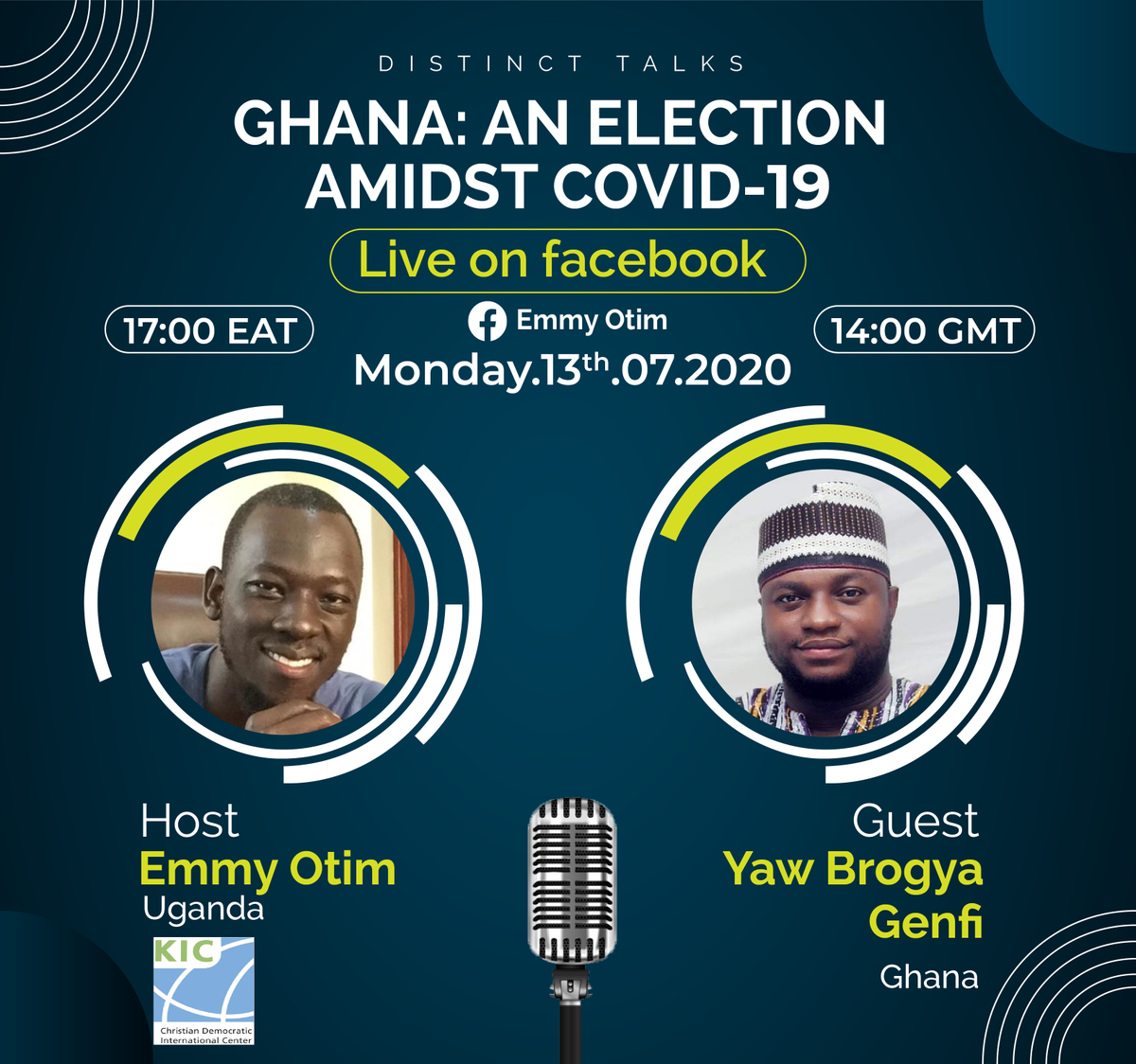 iDEASUG's tweet photo. Live on FB talking preparedness of the #Ghana EC, Political Parties and role of Youth #DistinctTalks https://t.co/tqqbPLJrIT