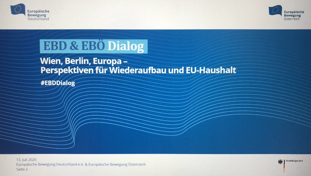 NetzwerkEBD's tweet photo. Knauserig, hilfsbereit, abwartend: welche Adjektive passen auf die politische Stimmung in Wien und Berlin vor dem #EUCO? Wir wagen 1 grenzüberschreitende Analyse mit @MartinSelmayr, @EefjeSchmid, @linn_la_s und Christoph Leitl. Danke f. die Zusammenarbeit @EB_Austria! #EBDdialog https://t.co/taqdeE3dCc