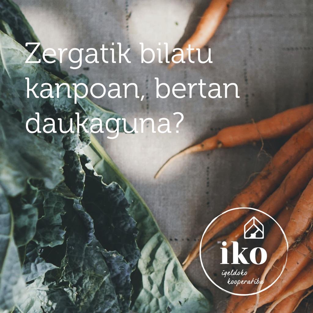 Zergatik bilatu kanpoan, bertan daukaguna? #IKOIgeldo

#lokala #km0 #ekologikoa