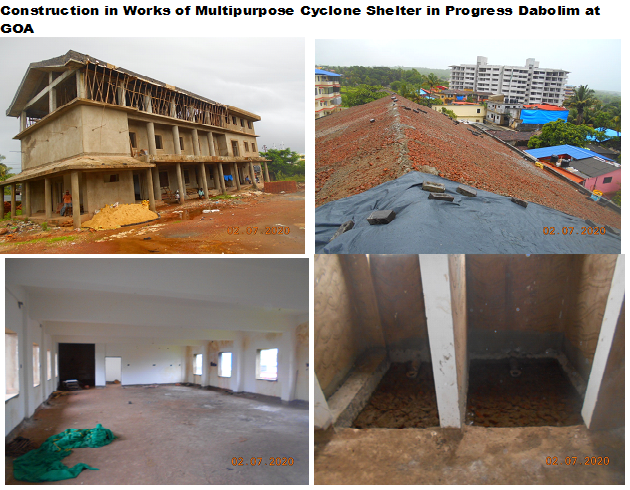 Construction Works of MPCS in Progress in Dabolim at GOA