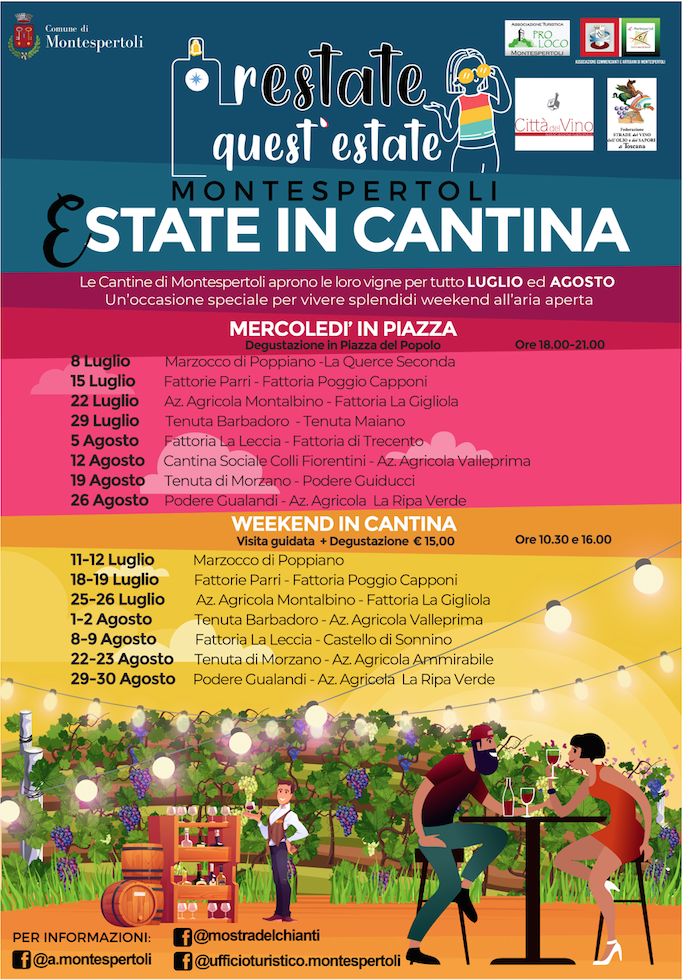 #EstateinCantina 
Stupendi #Weekend da passare immersi nella campagna #Toscana  🍷🍇🍷

info: comune.montespertoli.fi.it/index.php/comu…