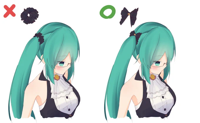 ずっとすずちゃんの髪飾りをシュシュだと勘違いしていたことに最近気がつきました……。 