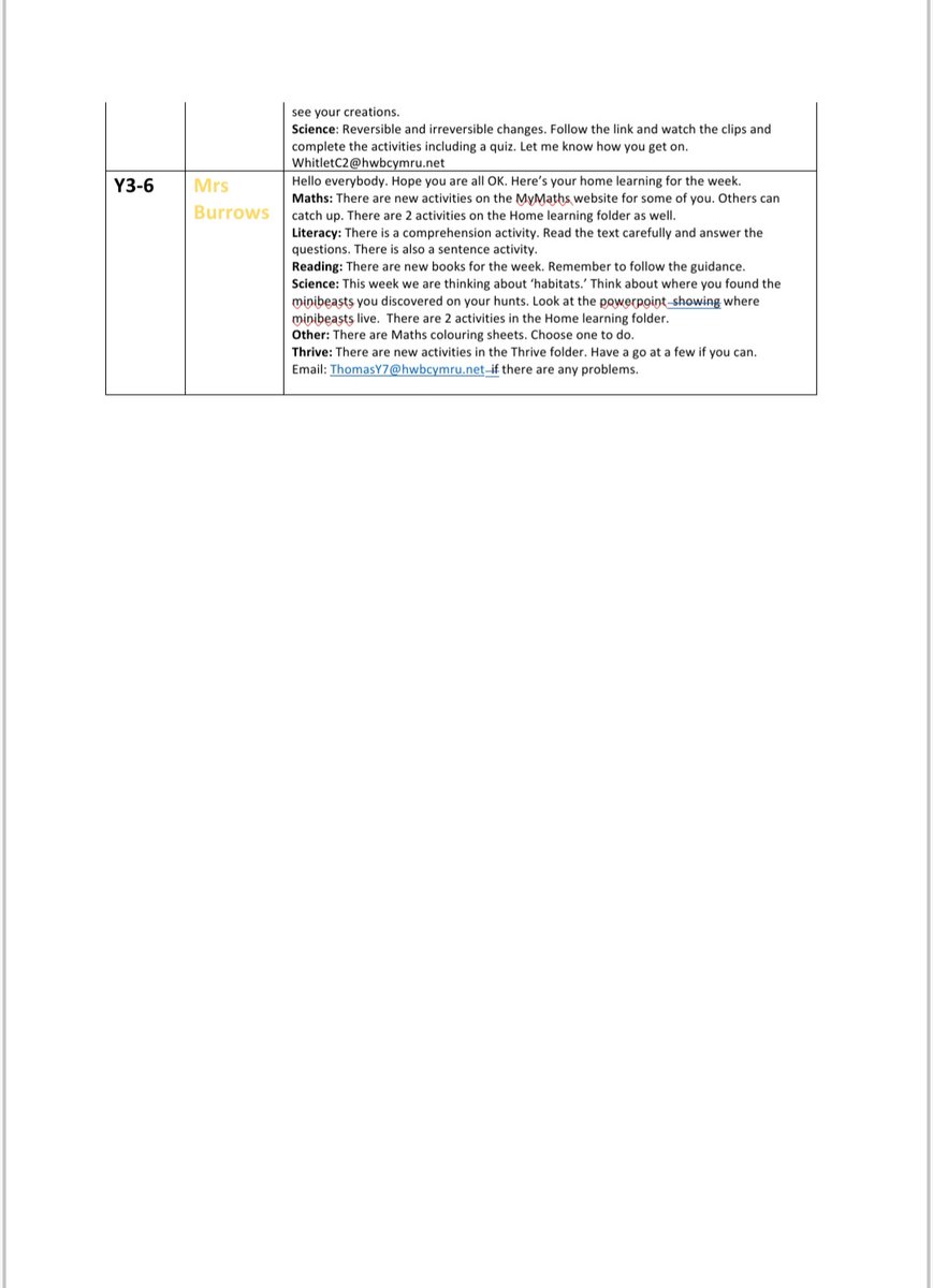 Here is your home learning for this week (13.07.20) Have a great week everyone 😊