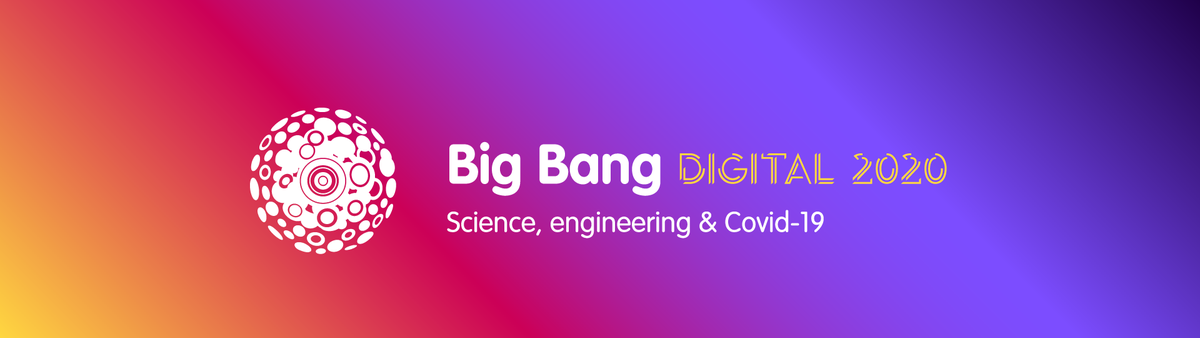 IMechE's tweet photo. Big Bang Digital is taking place tomorrow, 14 July!

This year's theme is #Science, #Engineering and #Covid-19. 

Join a day of online talks, Q&amp;A sessions and more #BigBangDigital

The current line up and the live stream can be viewed here ➡️ https://t.co/mYCMmAwCc8 https://t.co/FSLWYiqXrg