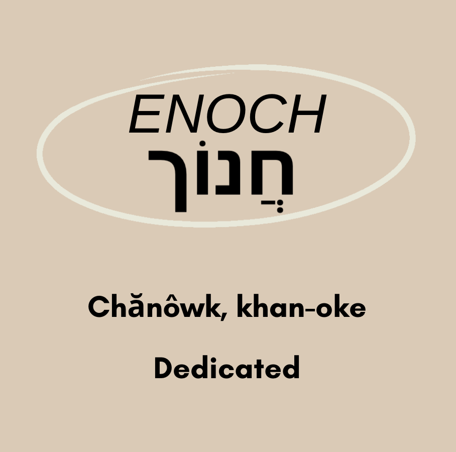 ChosenPeopleCA's tweet photo. Enoch walked with God; and he was not, for God took him. Genesis 5:23-23. Enoch, from the lineage of Seth (the third son of Adam), is the seventh generation after Adam. He was taken to heaven without dying.
#Enoch #Dedicated #Genesis #HebrewNames #ChosenPeopleCanada https://t.co/LdX9f0l5kj
