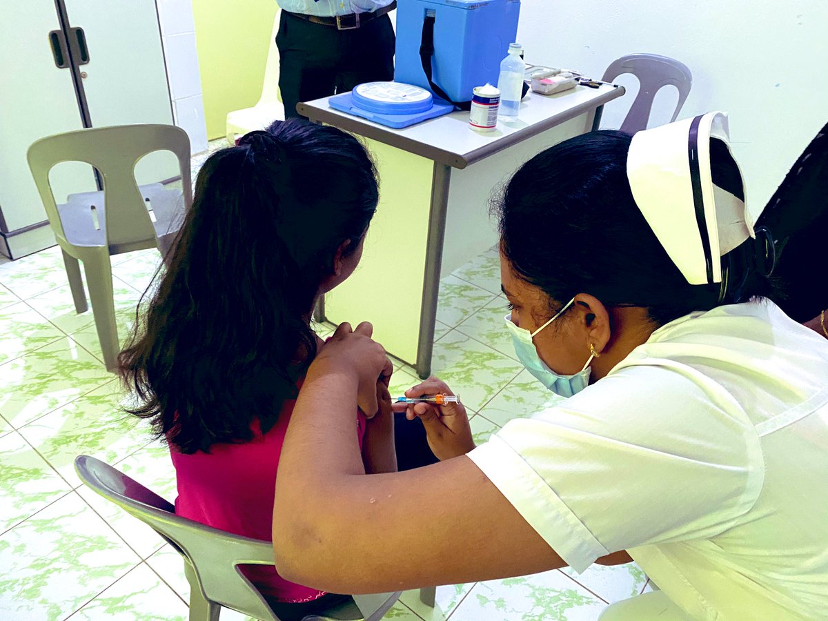 Outreach specialist program &amp; HPV vaccination  program, our paediatrician and public health unit staffs visited to vaavu Fulidhoo health centre. (12/7/2020) <a href="/MoHmv/">Ministry of Health, Family and Welfare</a> <a href="/ameenex/">Abdulla Ameen</a> <a href="/HPA_MV/">Health Protection Agency</a>