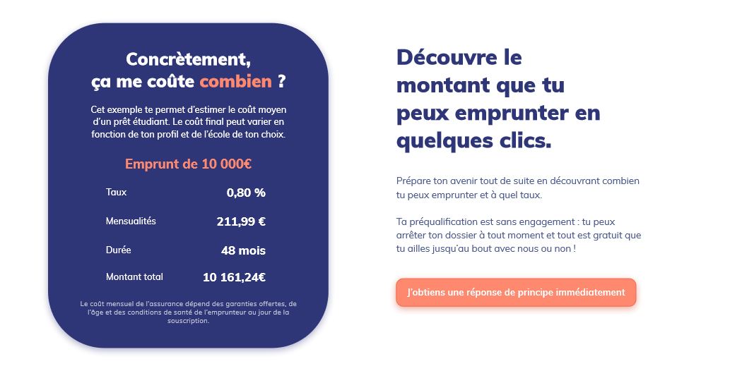 MCornilliet's tweet photo. Les étudiants pourront obtenir de manière transparente une vue holistique sur leur financement, grâce à un accompagnement personnalisé sur la durée. 
✅ Volonté de faire une césure supplémentaire ? On y pense déjà. 
✅ Remboursement par anticipation ? On évite les frais ! https://t.co/1ZXdRRt6N4