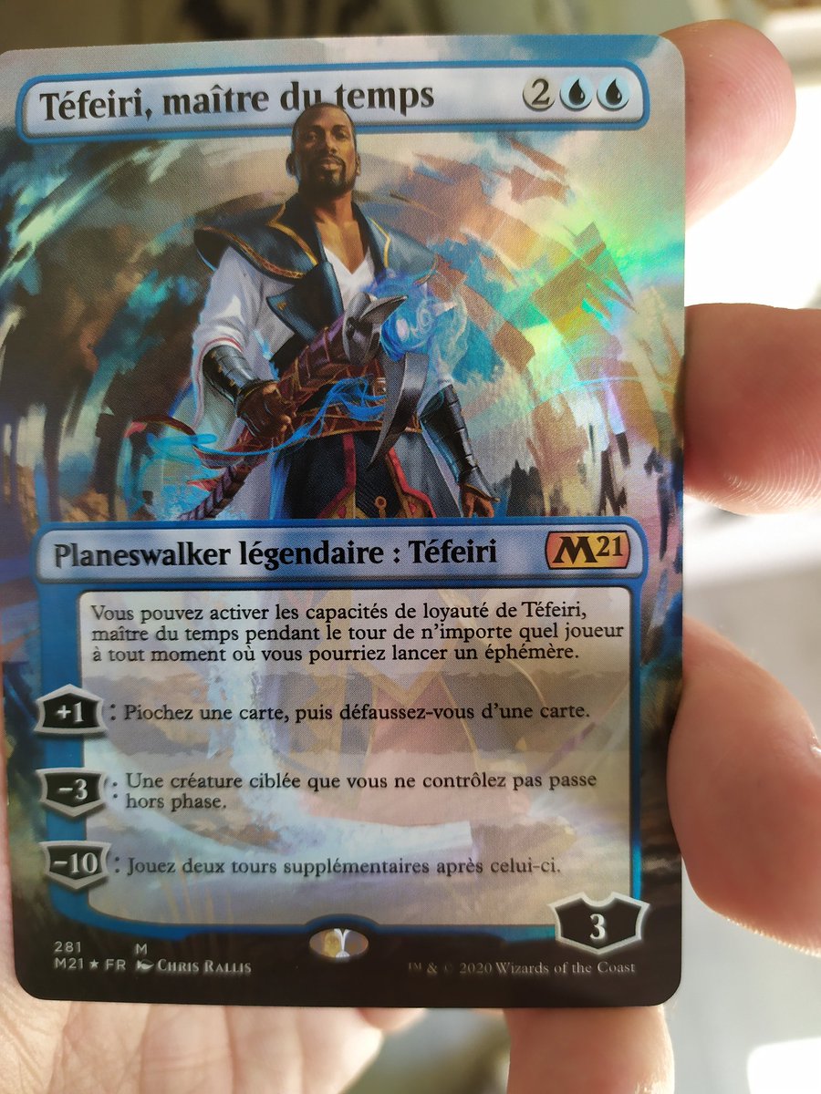 MahksMiller's tweet photo. Un simple booster, une très belle surprise !
#Magic #MagicTheGathering #Magic2021 #M21 https://t.co/6HXxYcr73K