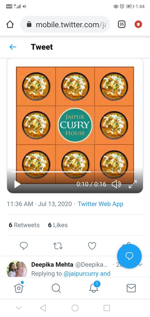 cool_bindra's tweet photo. @jaipurcurry my entry #jaipurcurryhouse 

#jaipurcurry #ContestAlert #screenshotandwin #samedish #jaipurrestaurants #loveforfood #vaishalinagar #cscheme #contest 
@jaipurcurry.  https://t.co/yJJuFrNNjI. Join @chilled_Sup @SoniaKaurBindr1 @SajidSilawat1 @aanchalsweet92 @Jay_parmar17
