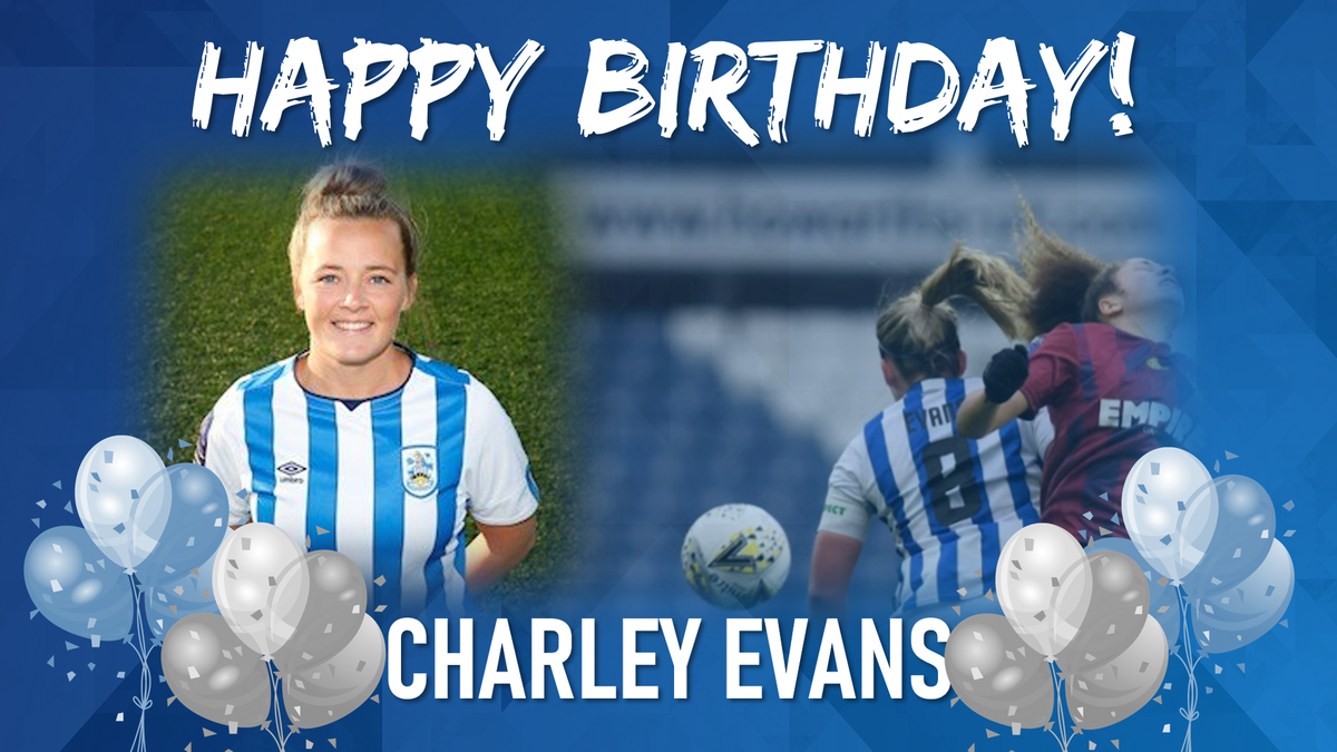 HTAFCWomen's tweet photo. Happy Birthday @CharleyEvans2! 🎂🥳
#htwfc #htafc https://t.co/GrPpjx8CTp
