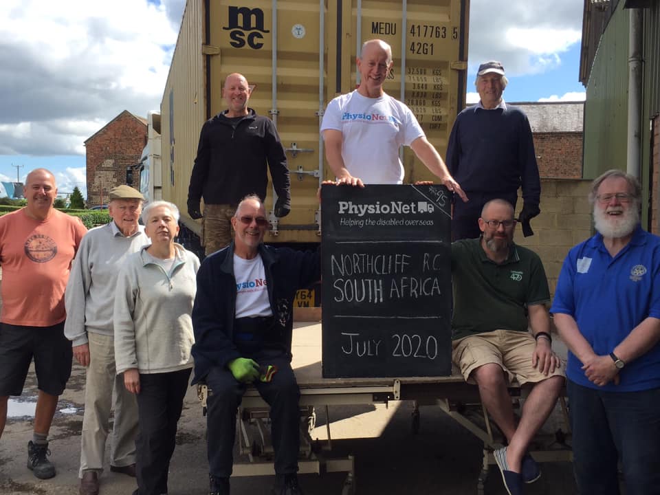 Saturday 11 July 2020 - another 40ft container full of mobility aids bound for South Africa in collaboration with the Rotary Clubs of Rushmoor @rushmoorrotary and Northcliff @NorthcliffRotaryClub.
A great team effort.