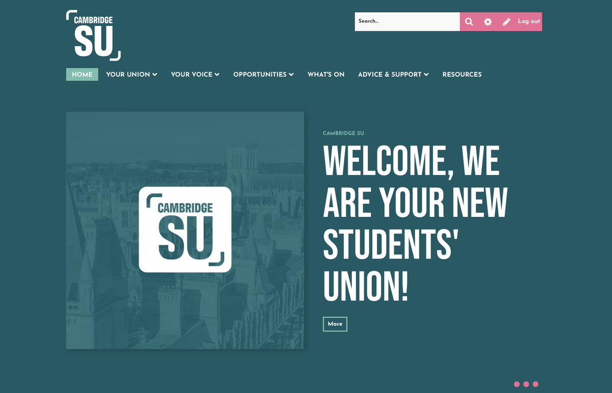 yourcambridgesu's tweet image. It’s not just the Students’ Union that’s new, today you get the first look at the brand new SU website!➡️cambridgesu.co.uk