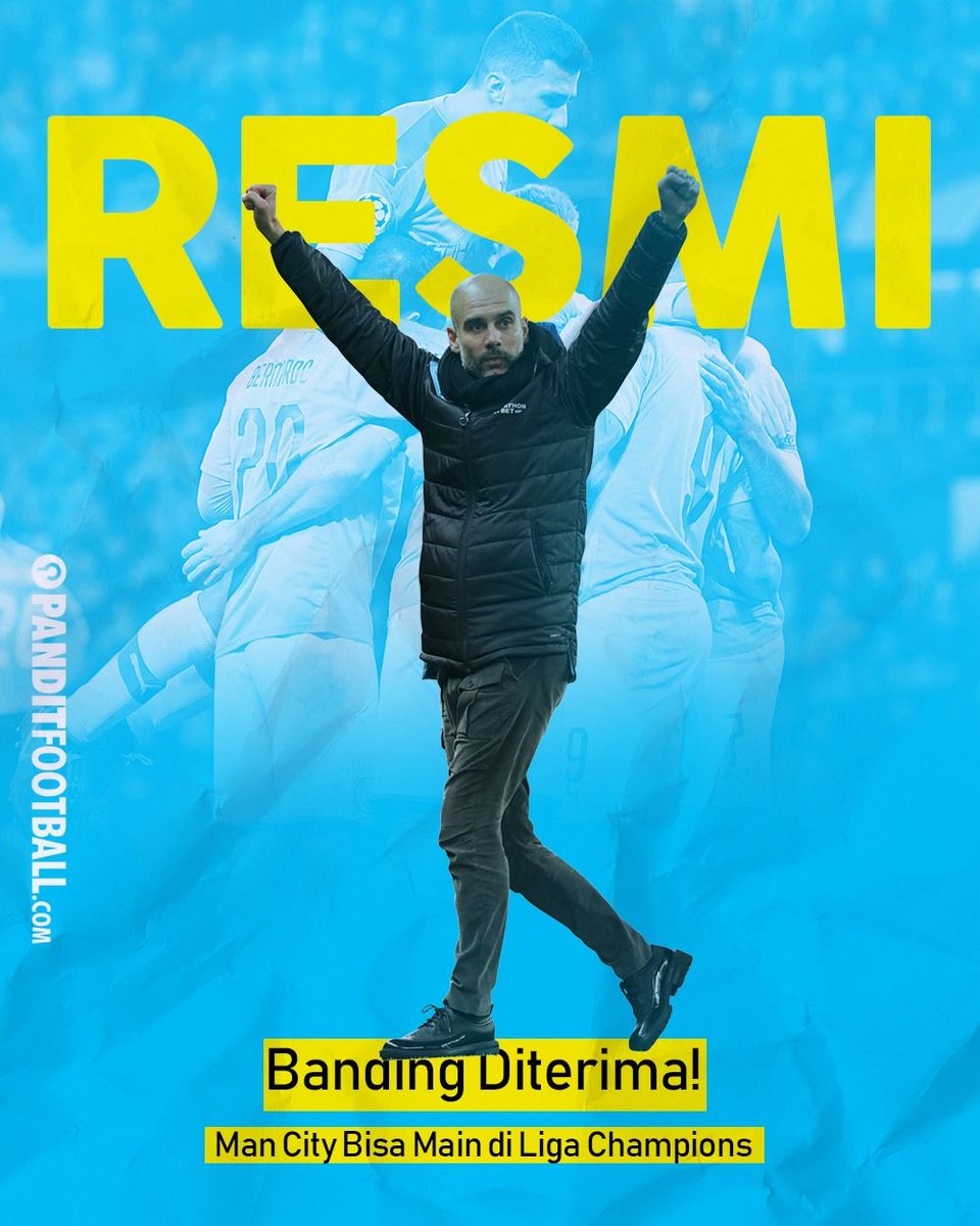 Banding Manchester City dikabulkan oleh CAS. Mereka bisa bermain di kompetisi UEFA musim depan. The Citizens tetap dikenai denda sebesar 10 juta euro (sebelumnya denda yang diberikan 30 juta euro).