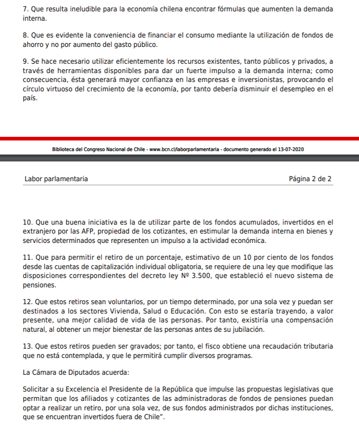 Muletjaime's tweet photo. 🛑Para refrescar la memoria
El 2002 la derecha encontraba que retirar el 10% de fondos de #AFP era un gran idea.
Firmado por connotados parlamentarios que fueron ministros y embajadores. Acá proyecto oficial 👇

#RetiroFondosPrevisionales #Retiro10 #AFP #Mi10xCientoAhora https://t.co/G8boxhThv0