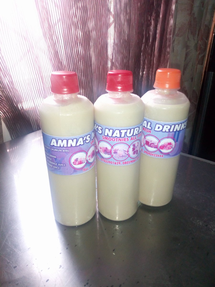 Hey guys come and patronize my business u will not be disappointed we do natural and fresh juice and kunu Aya (tiger-nut)